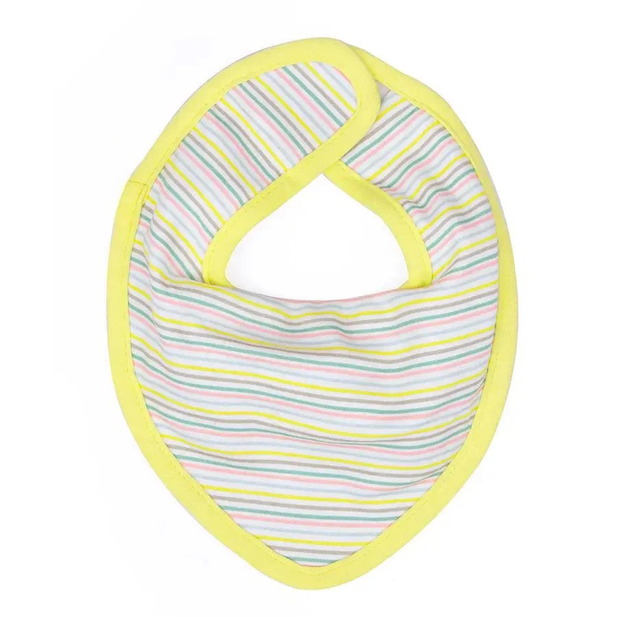 3Pk Cotton Knitted - Interlock Bib