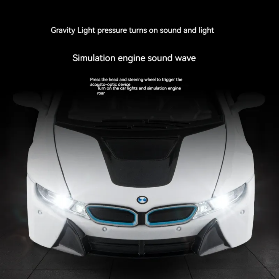 BMW i8 Metal Diecast Car 1:24 (20x8 cm)