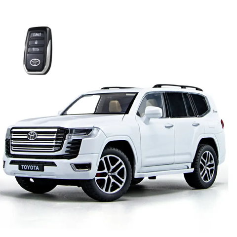 Land Cruiser with Key Remote Metal Diecast Car 1:24 (20x8 cm)