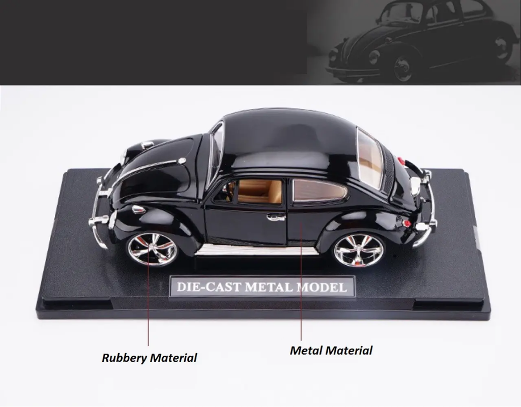 Volkswagen Beetle Metal Diecast Car 1:18 (28x11 cm)