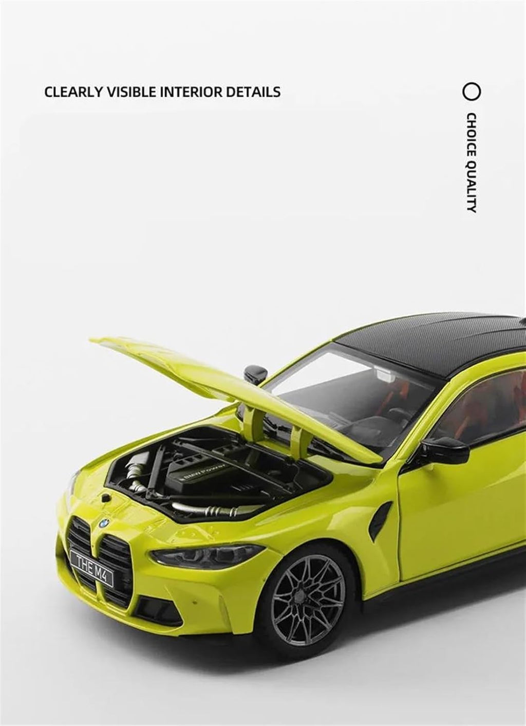 BMW M4 G82 Coupe Metal Diecast Car 1:24 (20x8 cm)