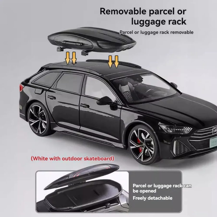 Audi RS6 Avant Metal Diecast Car 1:18 (28x11 cm)