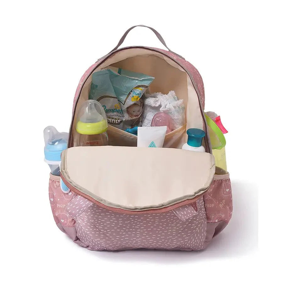 1Pk Polyester Woven Diaper Bag