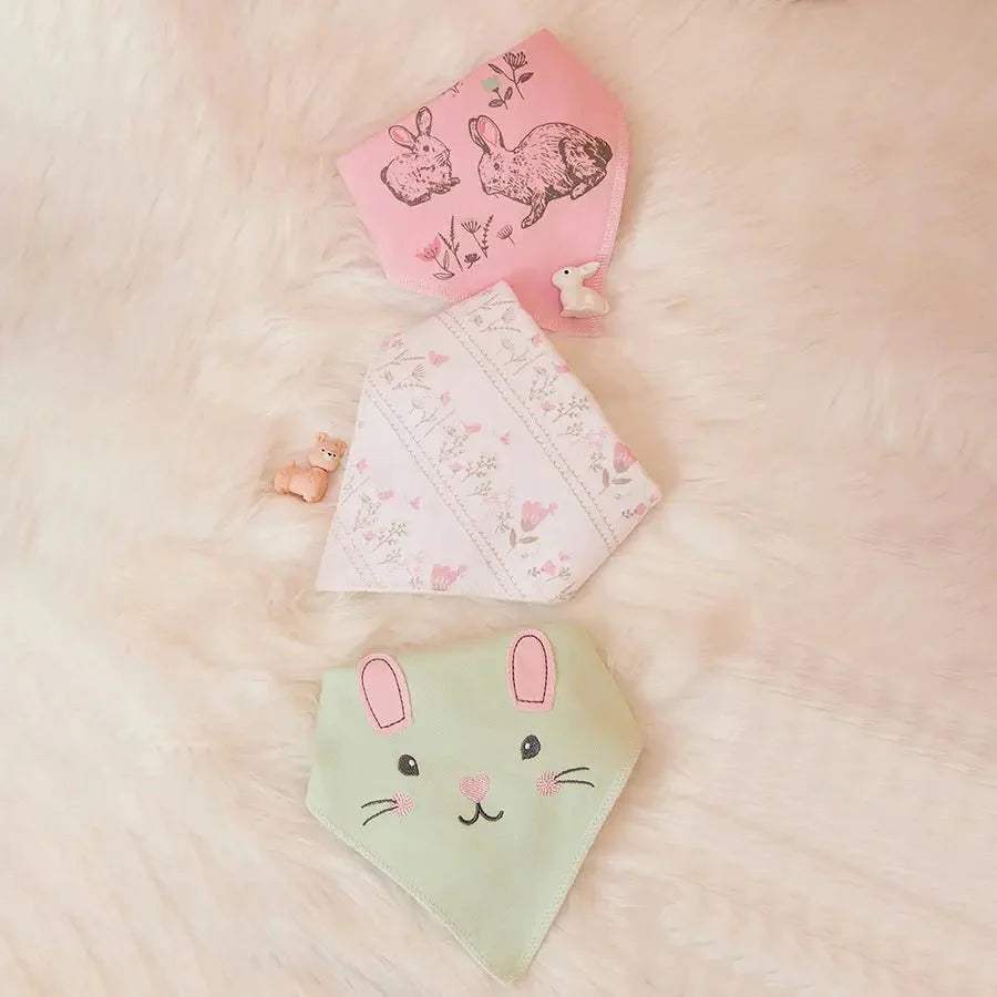 3Pk Cotton/Polyester Interlock Bib